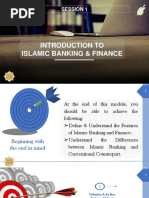 Session 1 - Introduction To Islamic Banking & Finance