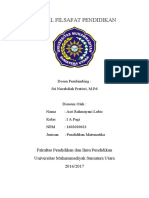 Jurnal Filsafat Pendidikan