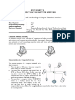 Experiment 3 Introduction To Computer Network: Objective