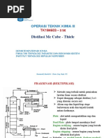 Distilasi MC Cabe - Thiele