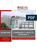 Student's MODULE For COMMUNITY HEALTH NURSING Lecture 2020-1