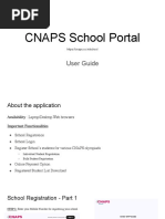 CNAPS 2022 School User Guide - Narayana