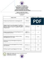 FILIPINO Periodical Test