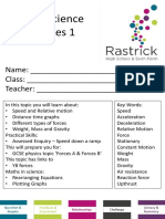 KS3 Science Forces 1
