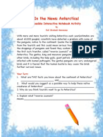 In The News: Antarctica!: Possible Interactive Notebook Activity