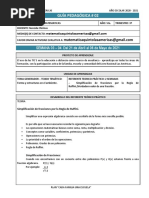 5MAT10C Guia - Pedagogica Matematicas 3°lapso 5año Prof. Nereida Chirinos Semana 3-4