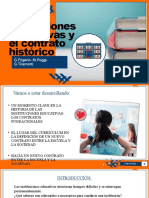 Las Instituciones Educativas y El Contrato Histórico