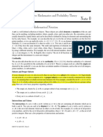 Note 0: Eecs 70 Discrete Mathematics and Probability Theory Fall 2021 Review of Sets and Mathematical Notation