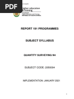 N4 Quantity Surveying