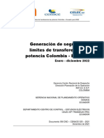 Generación de Seguridad y Límites de Transferencia de Potencia Colombia - Ecuador