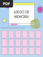 Juego de Memoria 10-1 Alesarisa Motos