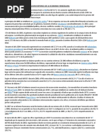 Linea de Tiempo Sobre La Evolucion Historica de La Economia Venezolana