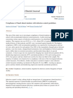 Compliance of Saudi Dental Students With Infection Control Guidelines - PMC