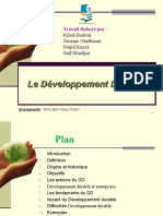 Le Développement Durable