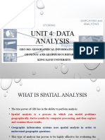 Unit 4 Spatial Analysis