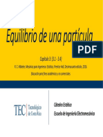 Tema 3 Equilibrio de Una Partícula