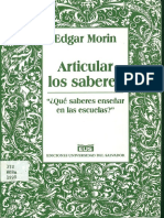 Articular Los Saberes Morin