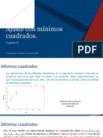 4.2. Mínimos Cuadrados