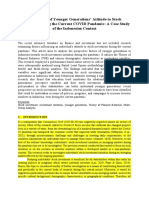 Analysis of Younger Generations' Stock Investment Intention During Pandemic Study in Indonesia Proofread - Add Heliyon