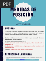 Medidas de Posición