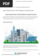 Solar Panel Prices in 2022 - What You Need To Know - Renogy United States