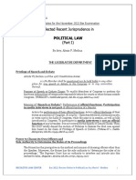 Bar 2022 - Political Law Part I - by Alexis F. Medina - Recoletos Law Center v3