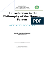 Introduction To The Philosophy of The Human Person