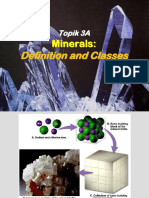 Topic 3A - Minerals, Definition Classes