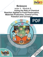 SCIENCE 10 Q4 Module 8 Factors Affecting The Rate of Chemical Reaction