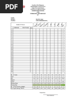 Form 14 With Item Analysis