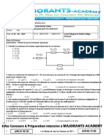 Concours Blanc 1 Medecine