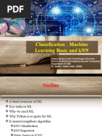 Lecture - 2 Classification (Machine Learning Basic and KNN)