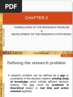 Ch-2 Formulation of Research Problem