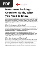 Investment Banking Overview