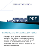 Sampling and Sampling Distributions