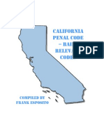 California Penal Code - Bail Relevant