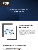 Plan Metodológico de Investigación