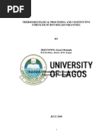 Thermomechanical Processing and Constitutive Strength of Hot Rolled Mild Steel