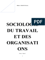 Sociologie de Travail Et Des Orga Master1 Gim