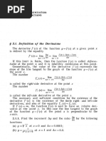 Differentiation of Functions