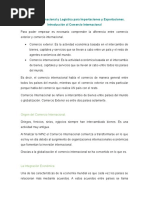 Comercio Internacional y Logística para Importaciones y Exportaciones