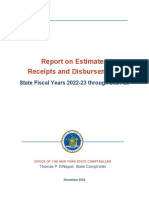 Report On Estimated Receipts and Disbursements