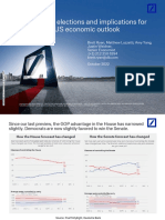 DB - The Midterm Elections and Implications For The US Economic Outlook