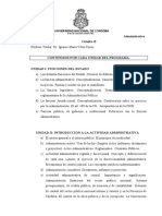 Programa Derecho Administrativo Cátedra B