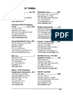 Advertisers Index - 2010 - Metal Finishing