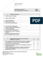 Autocertificación Patronal PROSHA (COVID19)