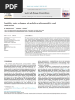 S3. Feasibility Study On Bagasse Ash As Light Weight Material For Road Construction