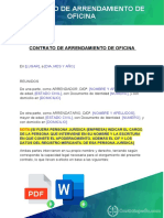 Contrato de Arrendamiento de Oficina