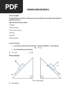 Formulario de Fisica