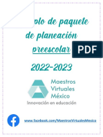 Ejemplo Planeación Preescolar